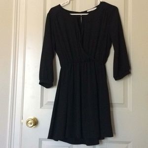 Fit + Flare black dress